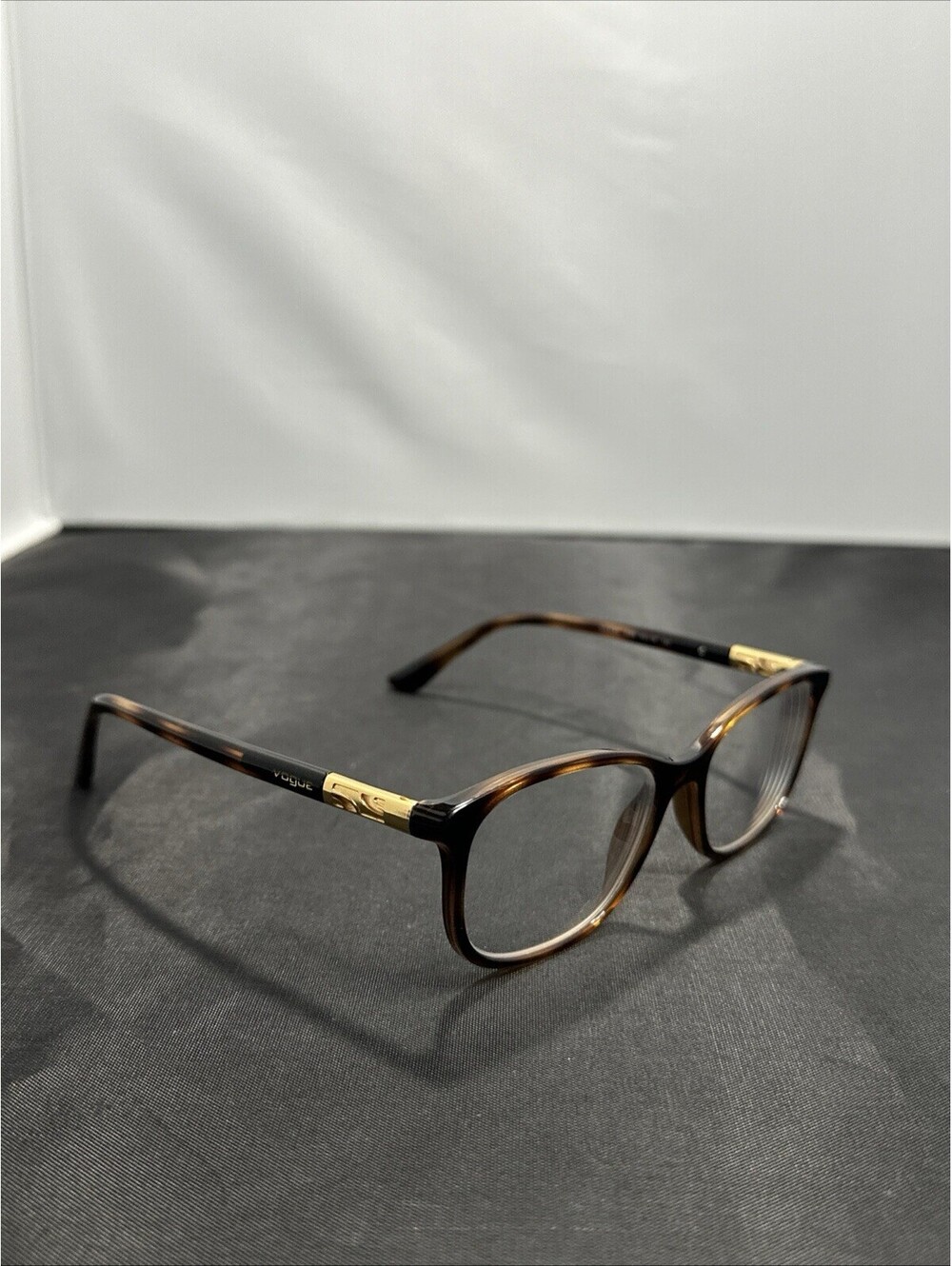 Vogue Eyeglasses Frames Only VO5163 2386 Tortoise Square Full Rim 53-16-140